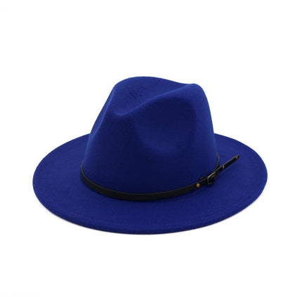 Automne et Hiver Laine Chapeau De Fedora De Mode Femme En Laine chapeau haut-de-forme Noir Chapeau Rouge Fedora Hommes L'église Panama Sombrero Chapeau