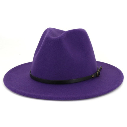 Automne et Hiver Laine Chapeau De Fedora De Mode Femme En Laine chapeau haut-de-forme Noir Chapeau Rouge Fedora Hommes L'église Panama Sombrero Chapeau