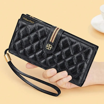 WILLIAMPOLO Women's Purses New Design Bags Luxury Leather Long Wallet Bee Buckle Female Coin Purse Card Holders Wallet For Women - Premium  from FRANTZDOL STORE  - Just $38.43! Shop now at FRANTZDOL STORE 