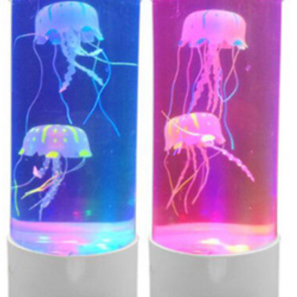 LED Jellyfish Aquarium Lamp Night Light USB Powered