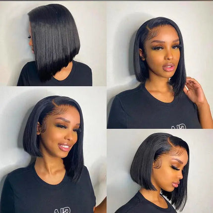 13x4 Lace Frontal Bob Straight Wig  Human Hair - Image #6