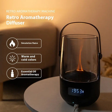 Creative Flame Aroma Diffuser Home Office Humidifier HEBDO STORE