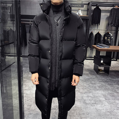 Men's Casual Thick Standing Collar Cotton Jacket