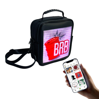 Square Led Backpack Men's And Women's Outdoor Mobile Advertising
