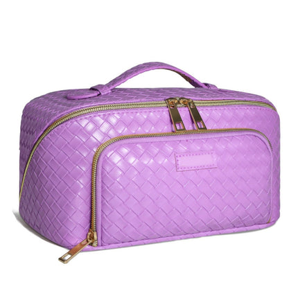 Sac cosmétique de grande capacité, étui de rangement de maquillage étanche portable pour femmes, multifonction, salle de bain, articles de toilette, pochette