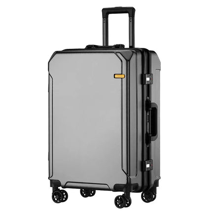 20/24/26/28 Inch Fashion Bag Capacity Rolling Aluminum Frame USB Charging Trolley Suitcase Students Password Travel Case Luggage