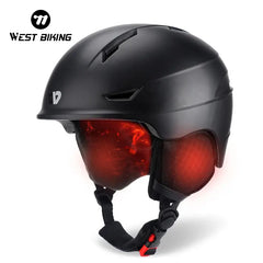 WEST BIKING Winter Warm Cycling Helmet Adjustable Motorcycle Electric Bike Safety Cap Men Women Ski Snowboard Bicycle Helmet HEBDO STORE