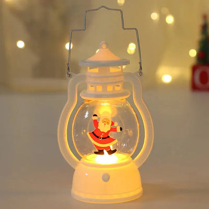 Christmas Night Light Indoor Wind Lantern Gift Decoration New Flat Interior View Christmas Window Decoration Scene Layout HEBDO STORE