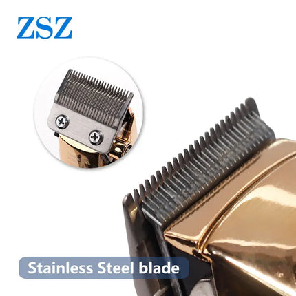 ZSZ F-90 Salon Rechargeable Built-in Battery Electric Cordless Professional Carving Oil Head Electric Hair Clippers China HEBDO STORE