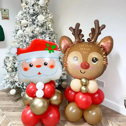 13pcs Christmas Balloon Set, Santa Claus, Elk Balloons, Suitable for Christmas Party, Birthday, Winter New Year's Eve Decoration HEBDO STORE