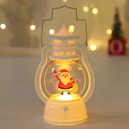 Christmas Night Light Indoor Wind Lantern Gift Decoration New Flat Interior View Christmas Window Decoration Scene Layout HEBDO STORE