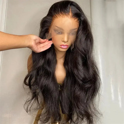 13x4 13X6 Body Wave Transparent Lace Front Wig Bling Hair HD Frontal Wig 180% Density Human Hair 4x4 Lace Closure Wigs For Women HEBDO STORE