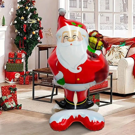 1pc New Extra Large Standing Santa Claus Foil Balloon Christmas Holiday Party Decoration New Year Birthday Supplies Easter Gift HEBDO STORE