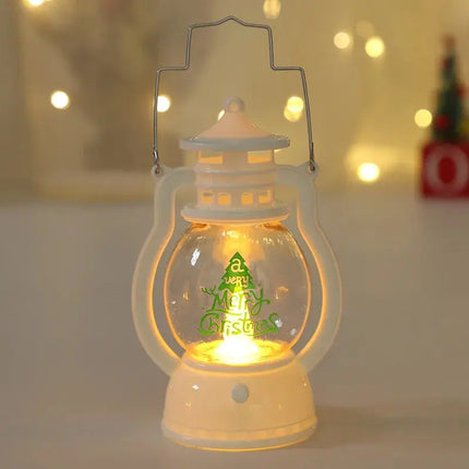 Christmas Night Light Indoor Wind Lantern Gift Decoration New Flat Interior View Christmas Window Decoration Scene Layout HEBDO STORE