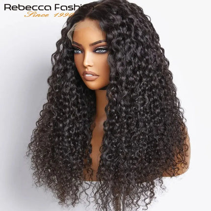 180D 20" Only Deep Wave Curly Lace Front Human Hair Bob Wigs Part Lace Wig Pre Plucked Transparent Brazilian Deep Curly Bob Wigs Hebdo Store