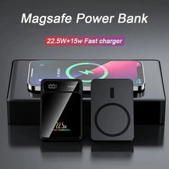 20000mAh Magnetic Qi Wireless Charger Power Bank 100000mAh Mini Powerbank for iPhone 15 14 Samsung Xiaomi 22.5W Fast Charging HEBDO STORE